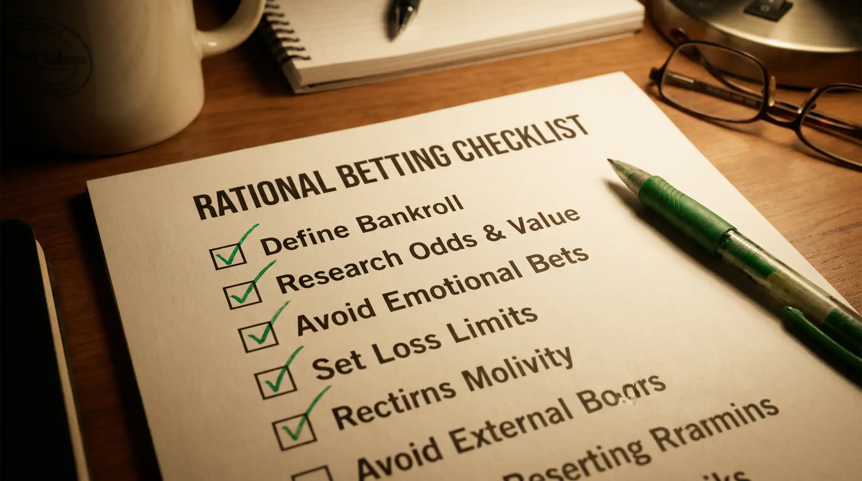 Checklist pratica per prendere decisioni più razionali nelle scommesse calcio evitando i bias