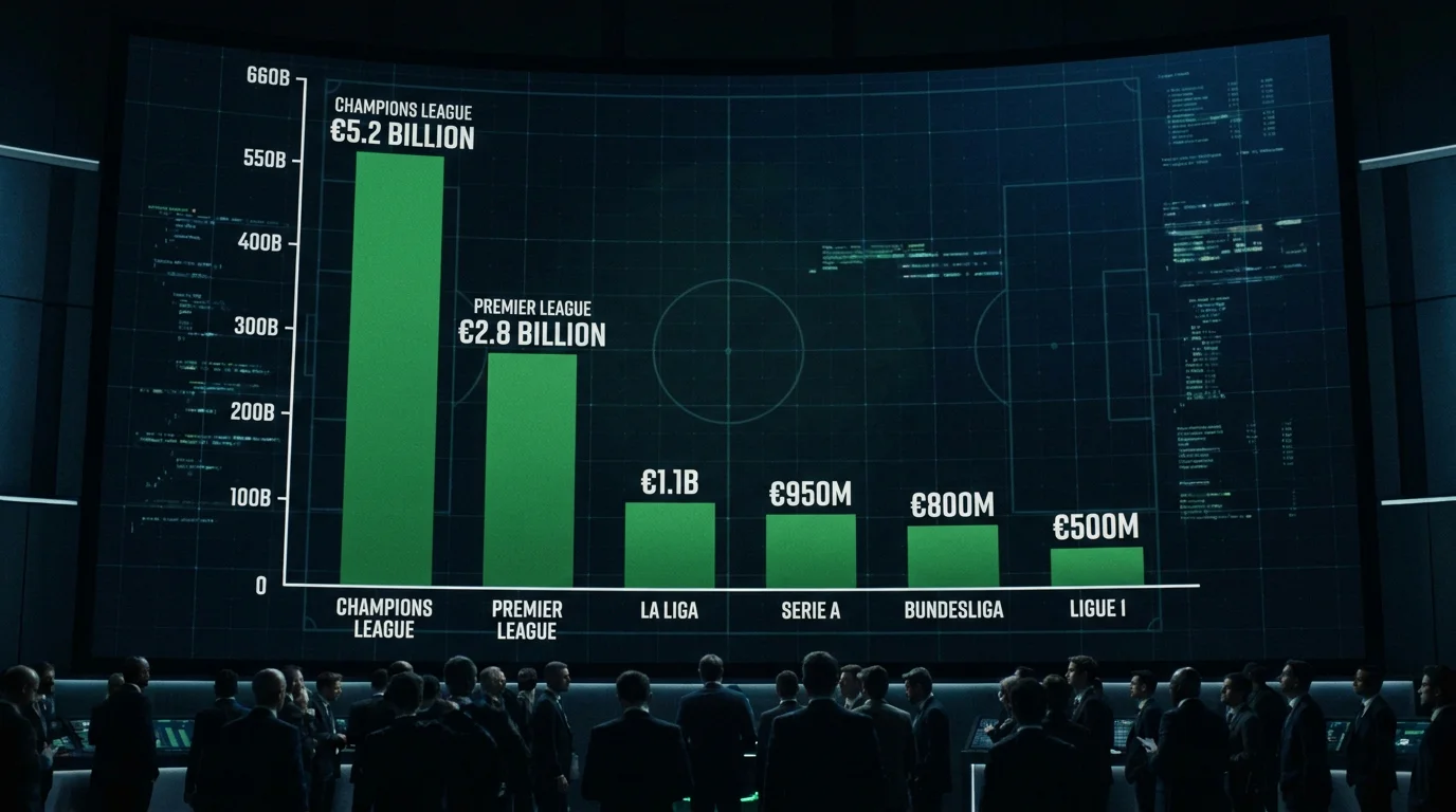 Schema dell'efficienza delle quote nei principali tornei europei di calcio per trovare edge