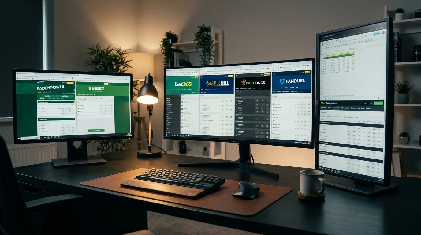 Schema pratico della gestione di account multipli su bookmaker italiani per il line shopping
