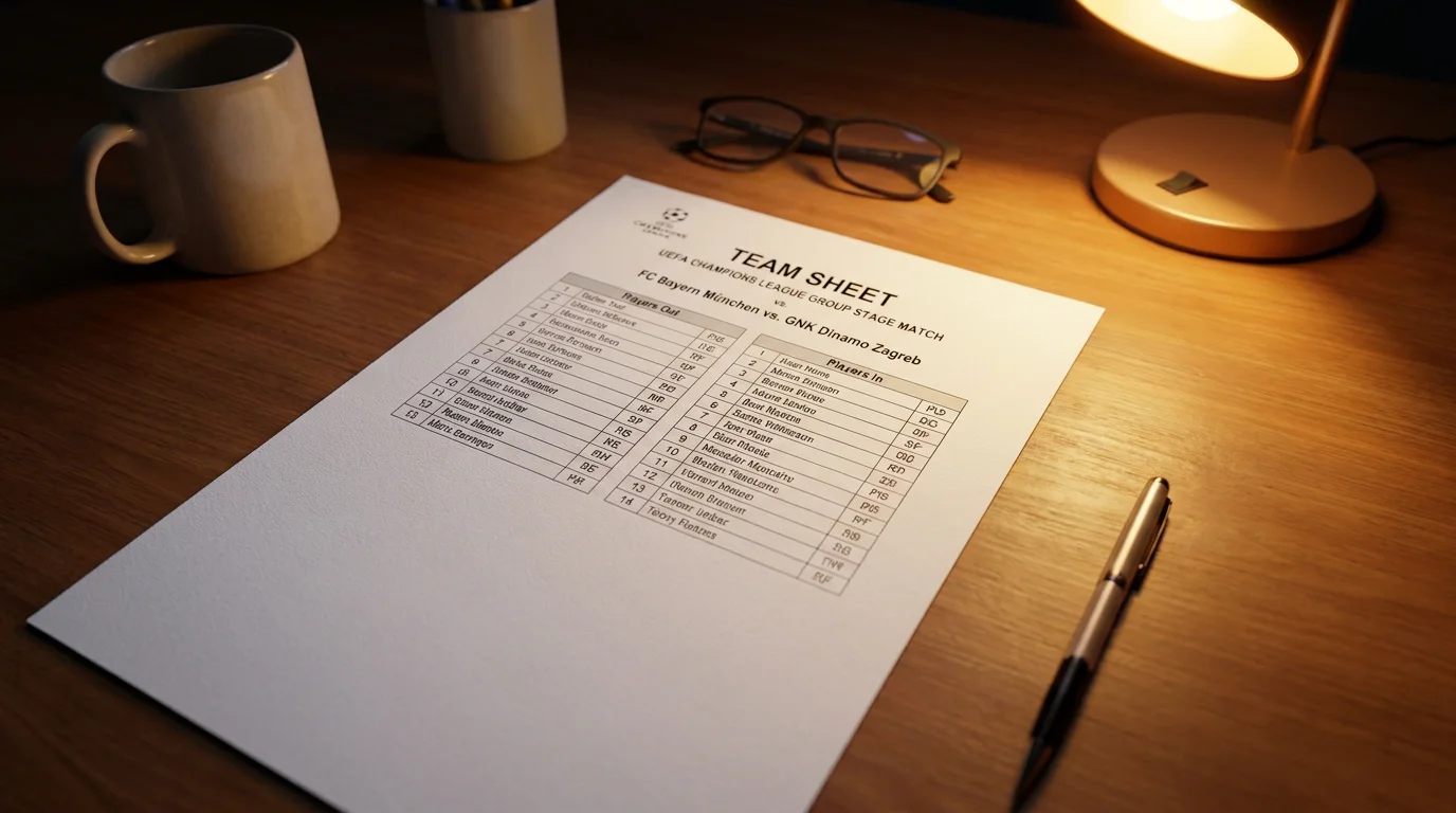 Schema dell'impatto della rotazione della rosa in Champions League sulle scommesse pre-match